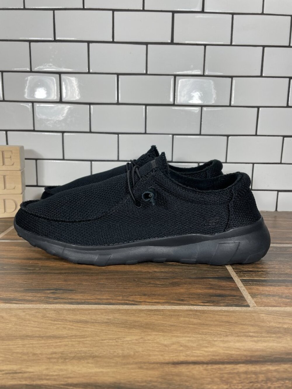 Skechers Bulger Zenwick Shoes Mens Size 12 Black Faux Fur Lined Casual Slip Ons